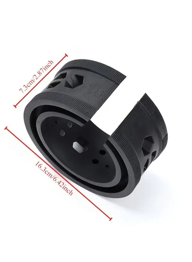 Upgraded Universal Car Suspension Buffer Size C Black 2PCS Improve Driving Comfort - Image 4
